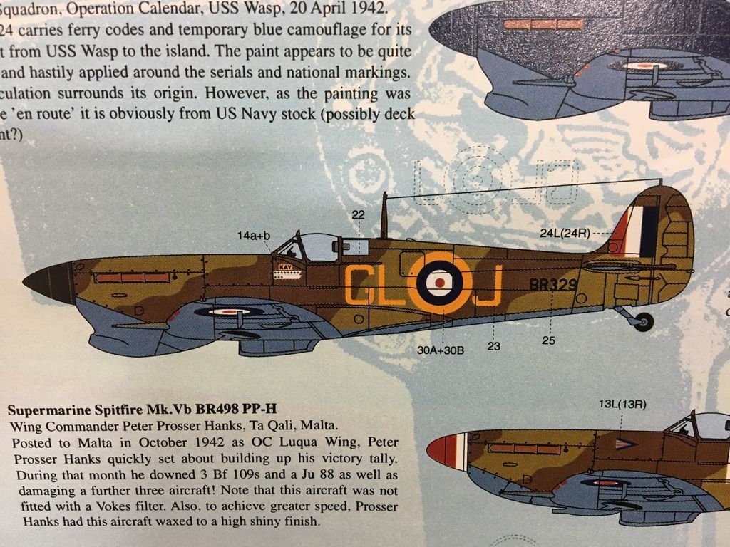 Tamiya 1/48 Spitfire Mk.Vb Trop - Mediterranean Theatre Of Operations ...